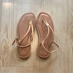 Tan sandals